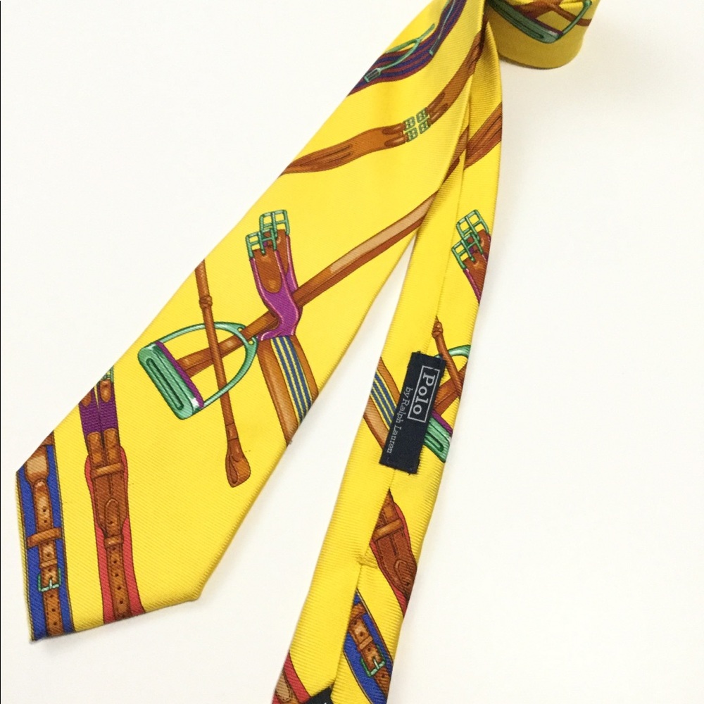 Vintage Ralph Lauren Polo Silk Tie / discounted